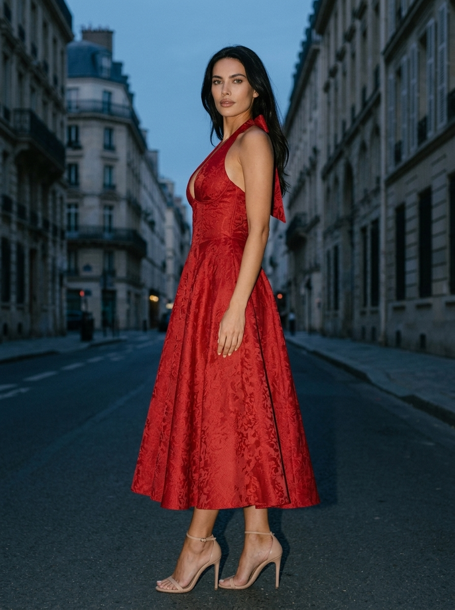 STEPHANIE MIDI DRESS