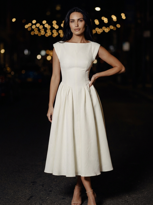 CAMILLE ELEGANCE MIDI DRESS
