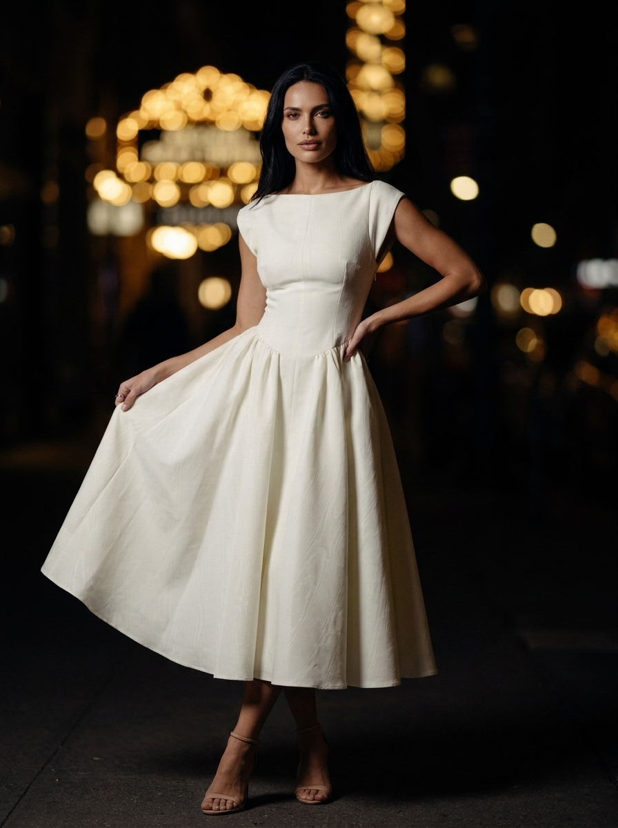 CAMILLE ELEGANCE MIDI DRESS