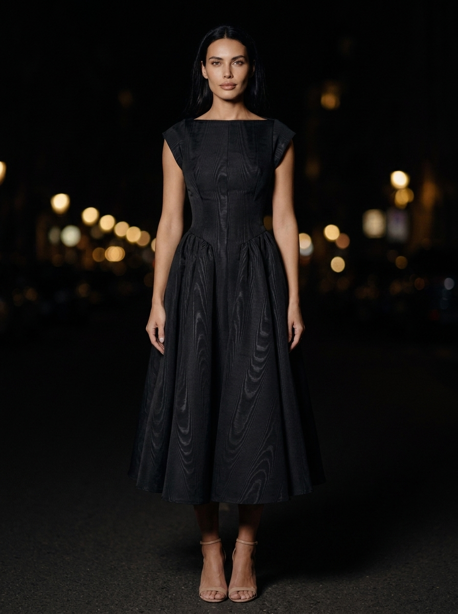 CAMILLE ELEGANCE MIDI DRESS