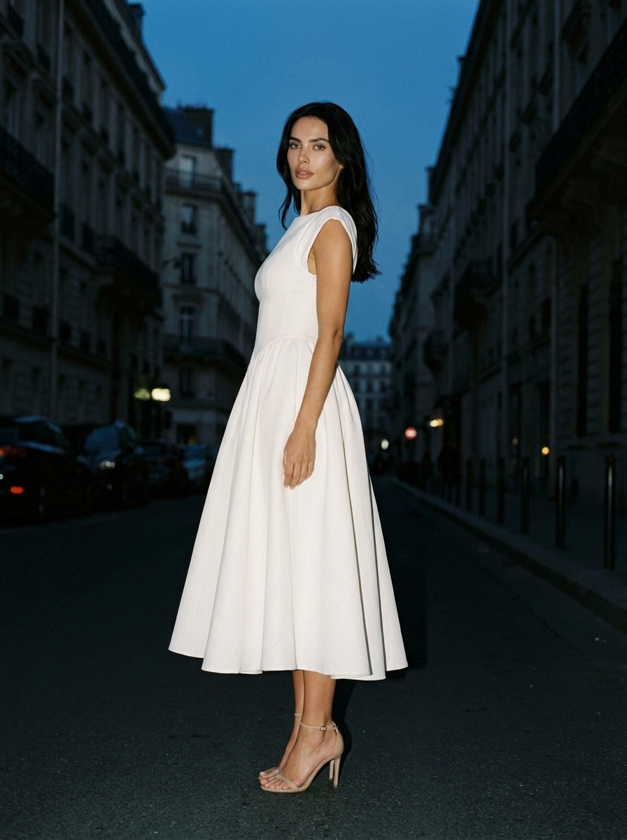 CAMILLE ELEGANCE MIDI DRESS
