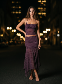 LILIANA | RUCHED PAJAMA MIDI SET