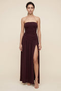 MAROON MAXI DRESS
