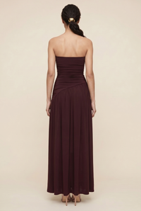 MAROON MAXI DRESS
