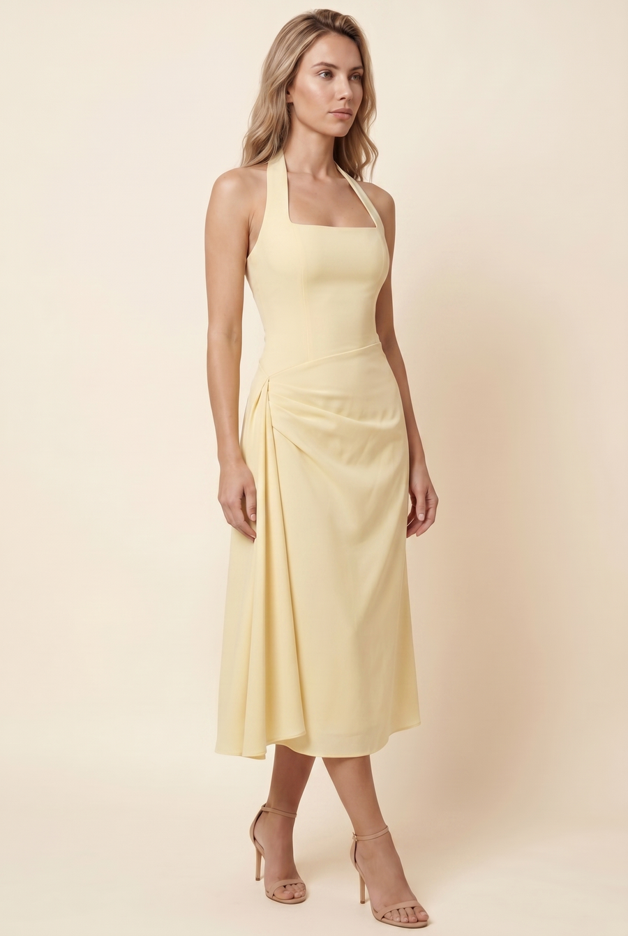 WHITNEY MIDI DRESS