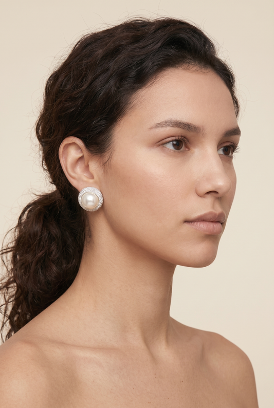 NOVA CIRCLE STATEMENT EARRINGS