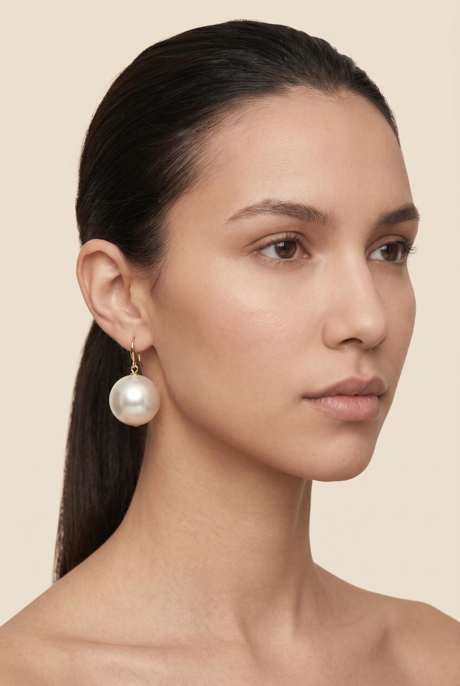 NATASHA PEARL DROP EARRINGS
