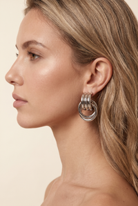 DIVINA STATEMENT HOOP EARRINGS