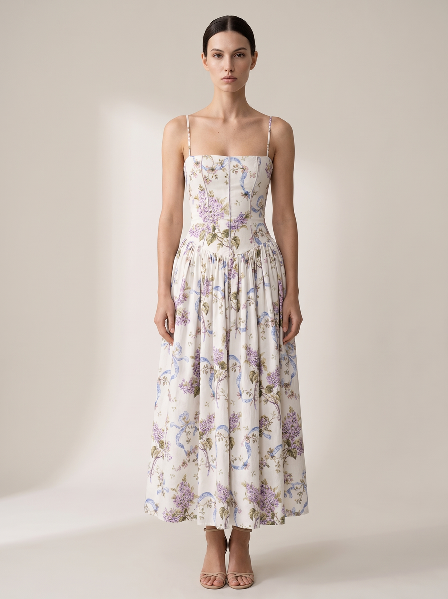 FLORAL MAXI DRESS