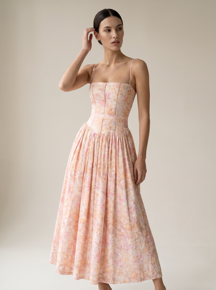 FLORAL MAXI DRESS