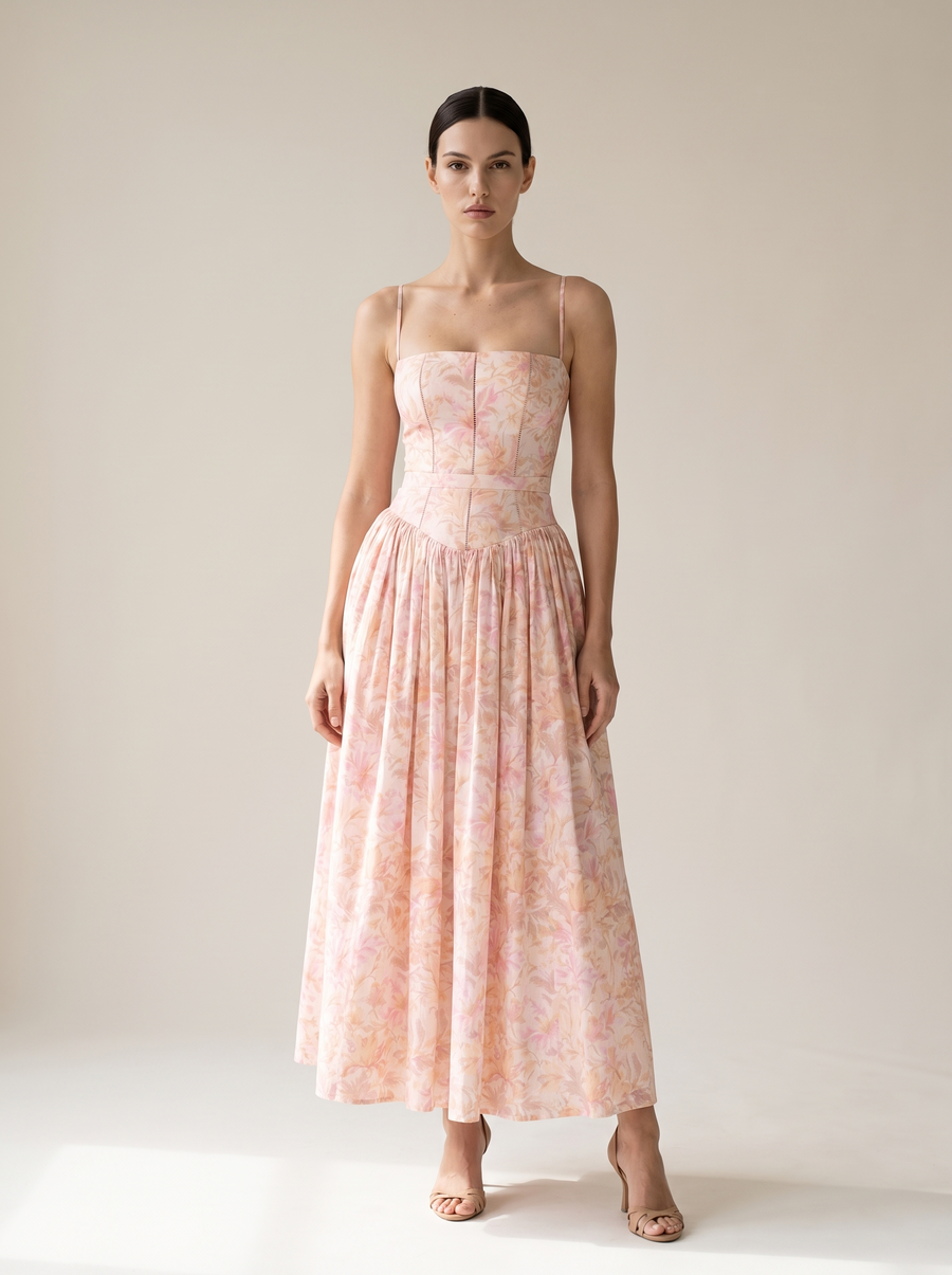 FLORAL MAXI DRESS