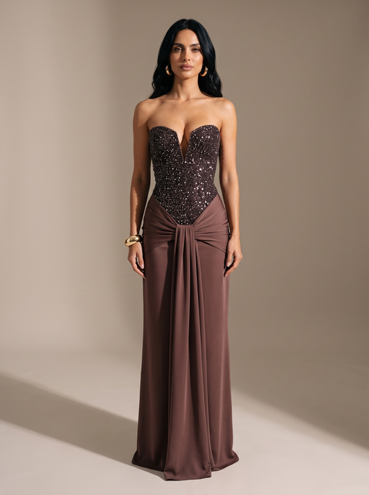 HENLEY | STRAPLESS EVENING GOWN