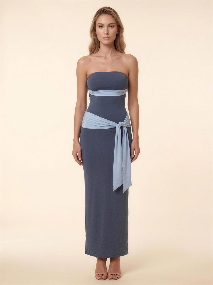 AZURE MAXI DRESS