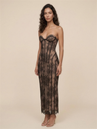 CHARLEE | JEAN MAXI DRESS