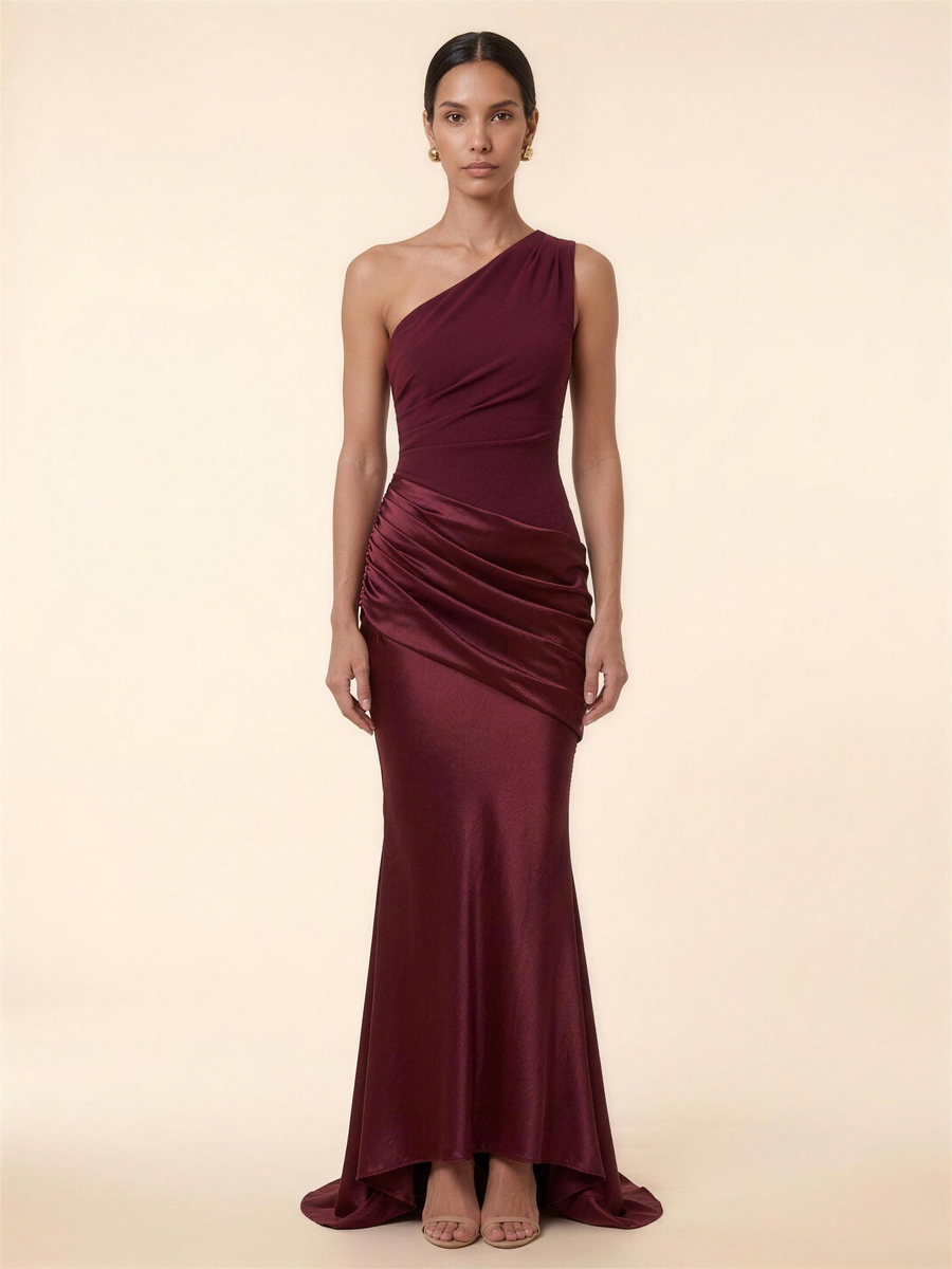 LUMI | RUCHED MAXI DRESS