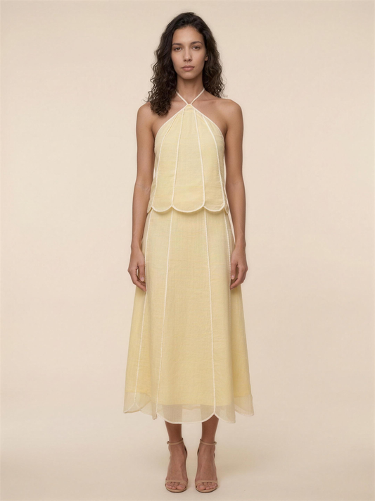 SOLEIL MIDI SKIRT