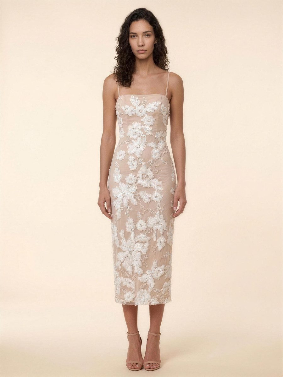 WINNIE | SLIT MIDI DRESS