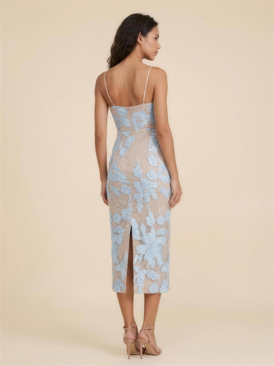 WINNIE | SLIT MIDI DRESS