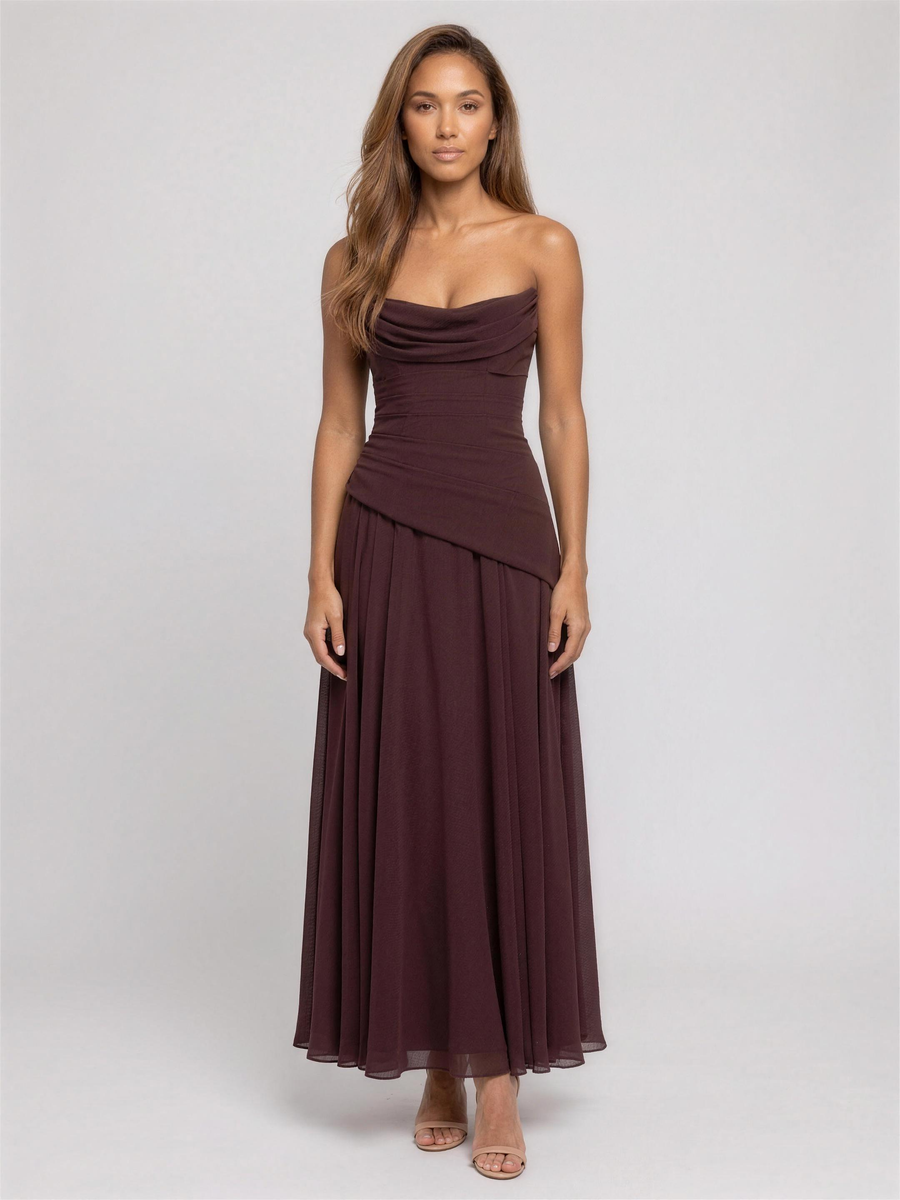 POLLY | STRAPLESS MAXI DRESS