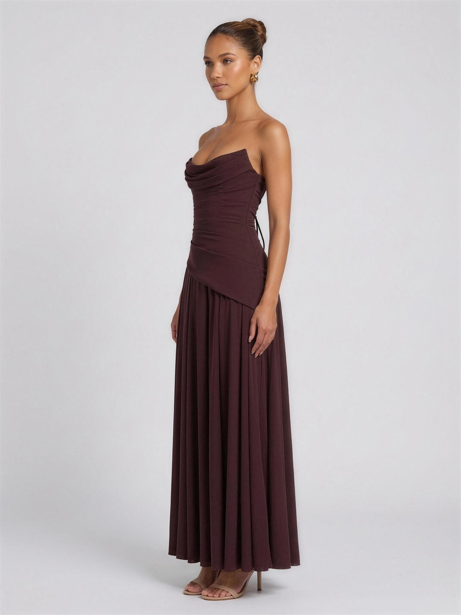 POLLY | STRAPLESS MAXI DRESS