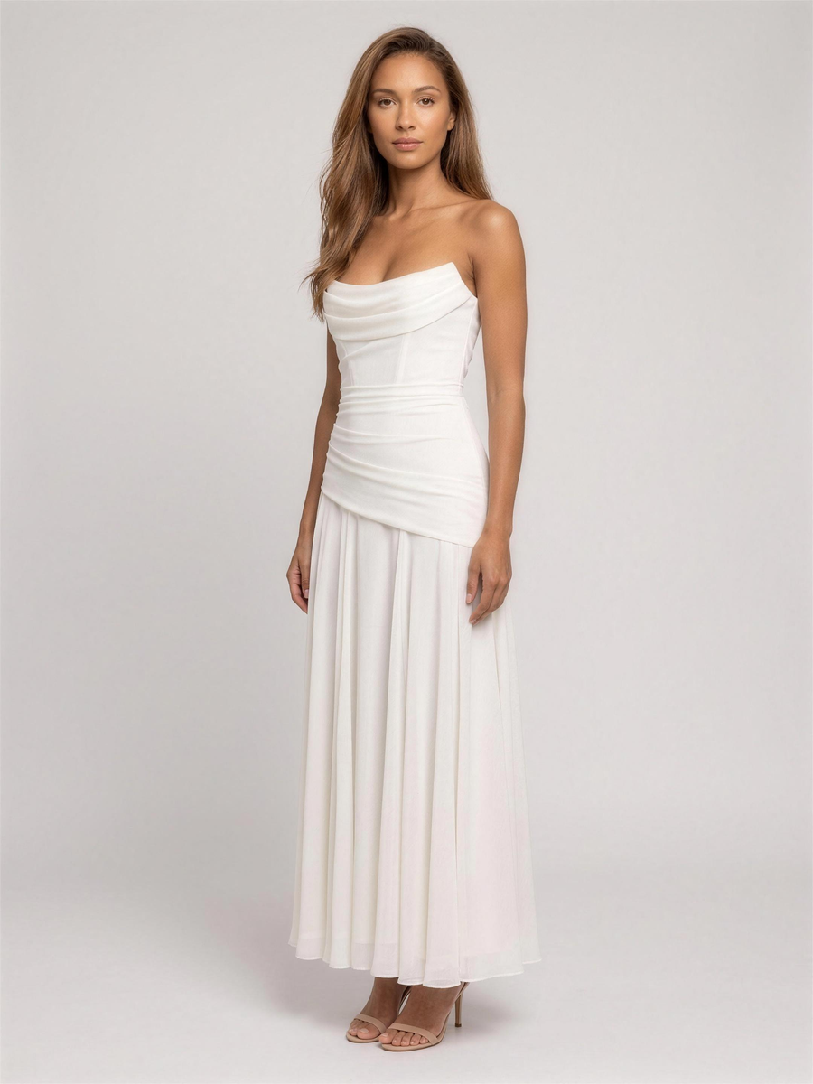POLLY | STRAPLESS MAXI DRESS