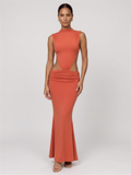 LUISA | PINAFORE MAXI DRESS