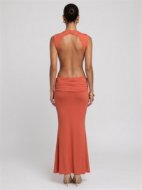 LUISA | PINAFORE MAXI DRESS