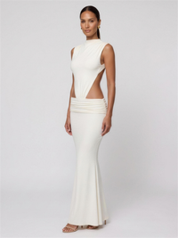 LUISA | PINAFORE MAXI DRESS