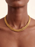 Gigi Necklace - Gold - Brass