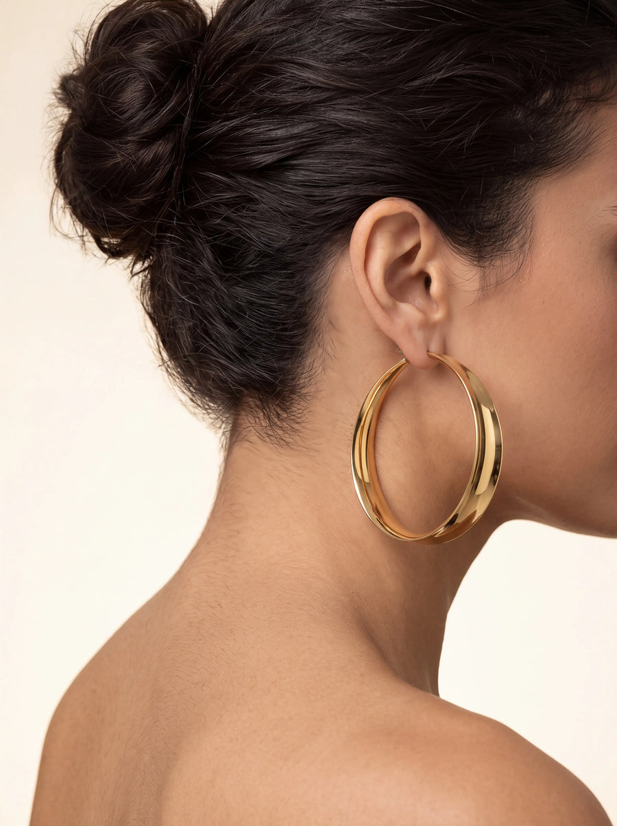The Legacy Big Hoop Earrings - Gold - O/S / Gold