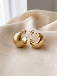 IDA Gold Chunky Drop Earrings