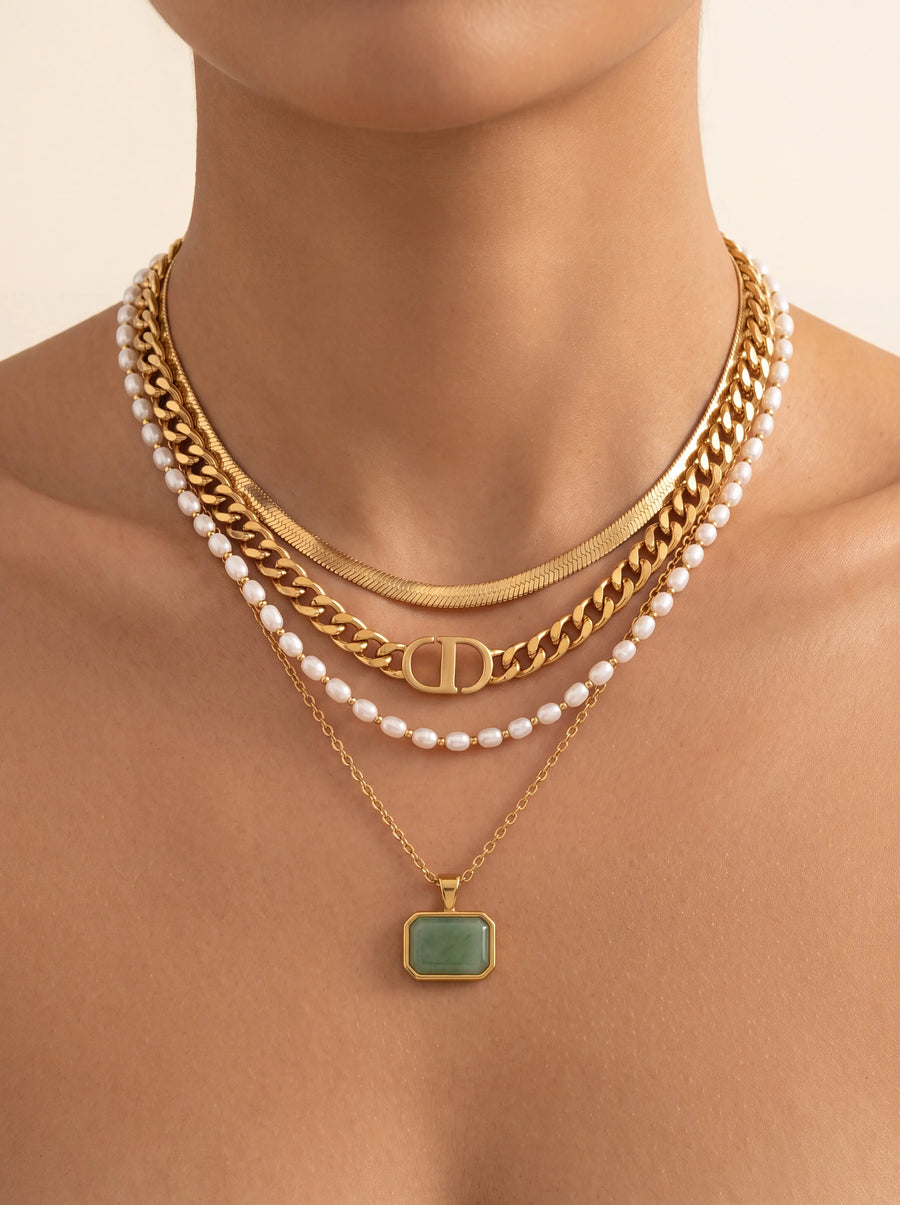 4 Piece Favorite Necklace Set (Best Selling) | Waterproof 4 Piece Set
