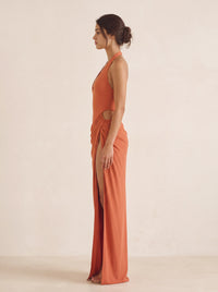 Marlene Maxi Dress – Burnt Orange