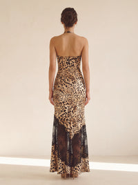 Naomi Maxi Dress – Leopard Print