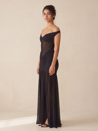 Rosa Maxi Dress – Black
