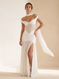 Rosa Maxi Dress – Ivory