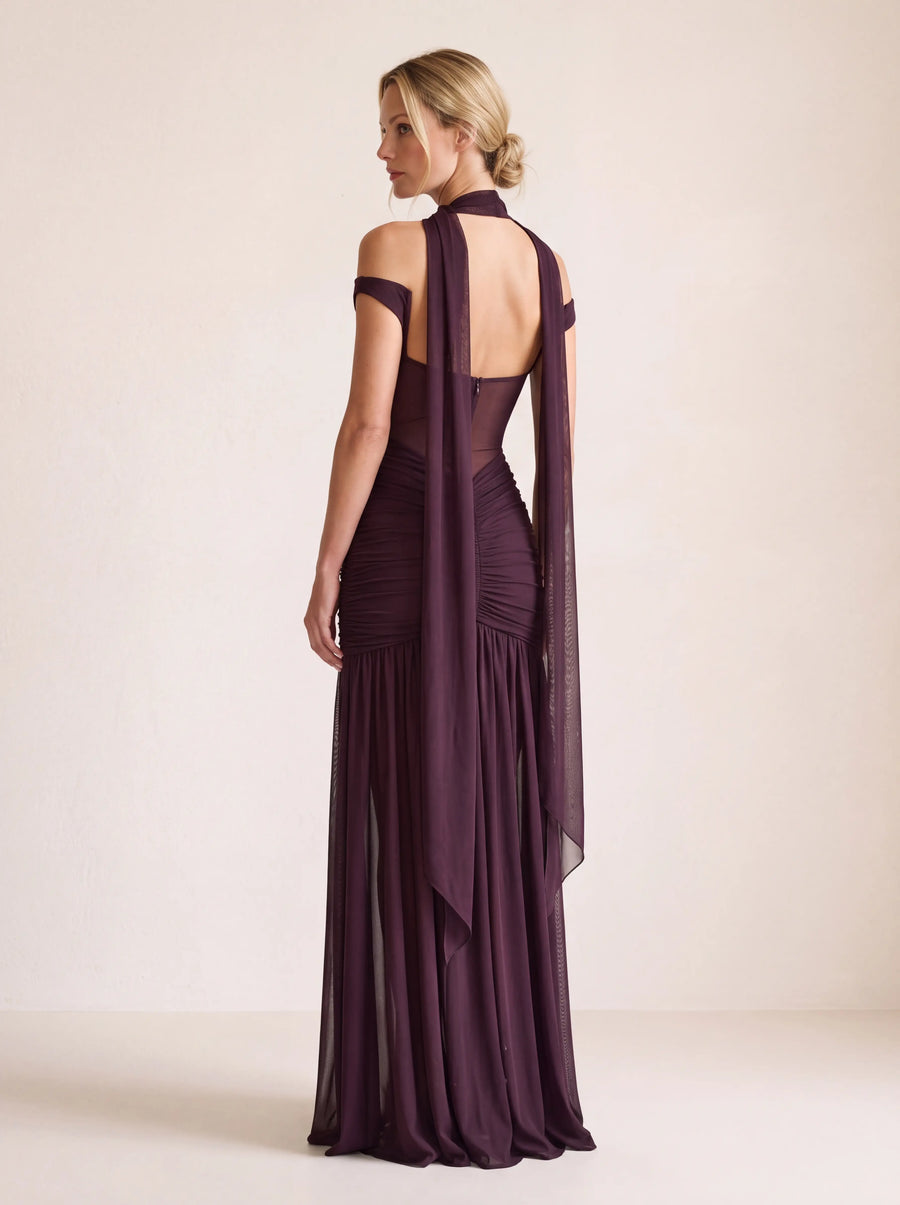 Rosa Maxi Dress – Plum