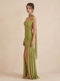 Rosa Maxi Dress – Olive
