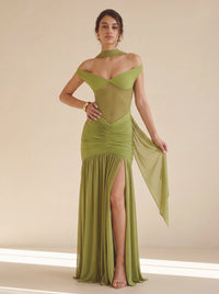 Rosa Maxi Dress – Olive