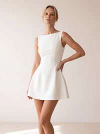 Emily Mini Dress – Ivory