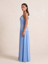 Benedetta Maxi Dress – Powder Blue