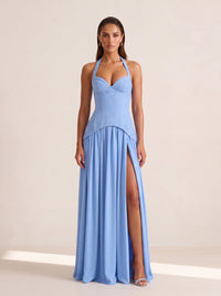 Benedetta Maxi Dress – Powder Blue