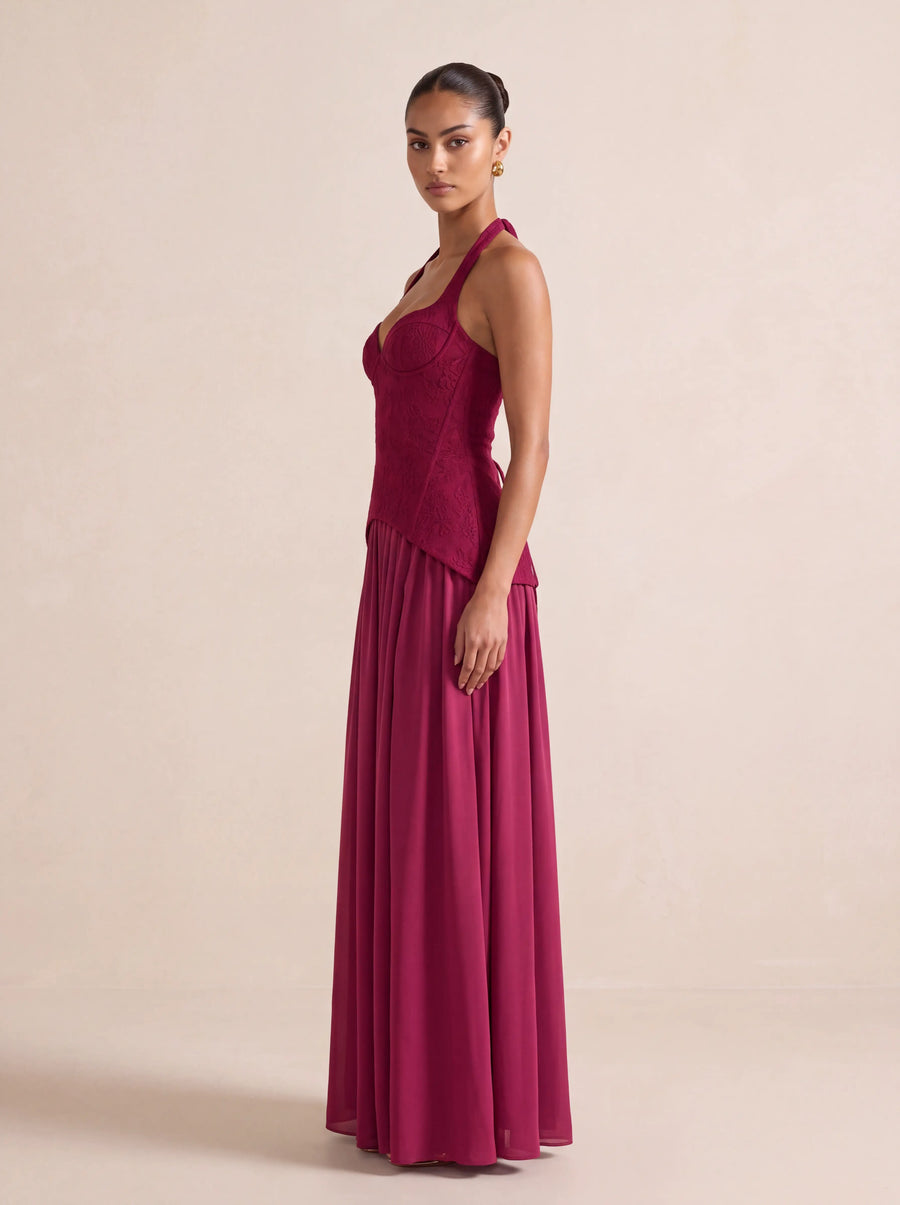 Benedetta Maxi Dress – Mulberry