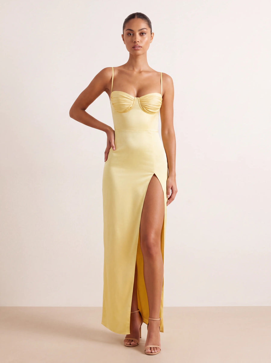 Rosalia Maxi Dress – Lemon