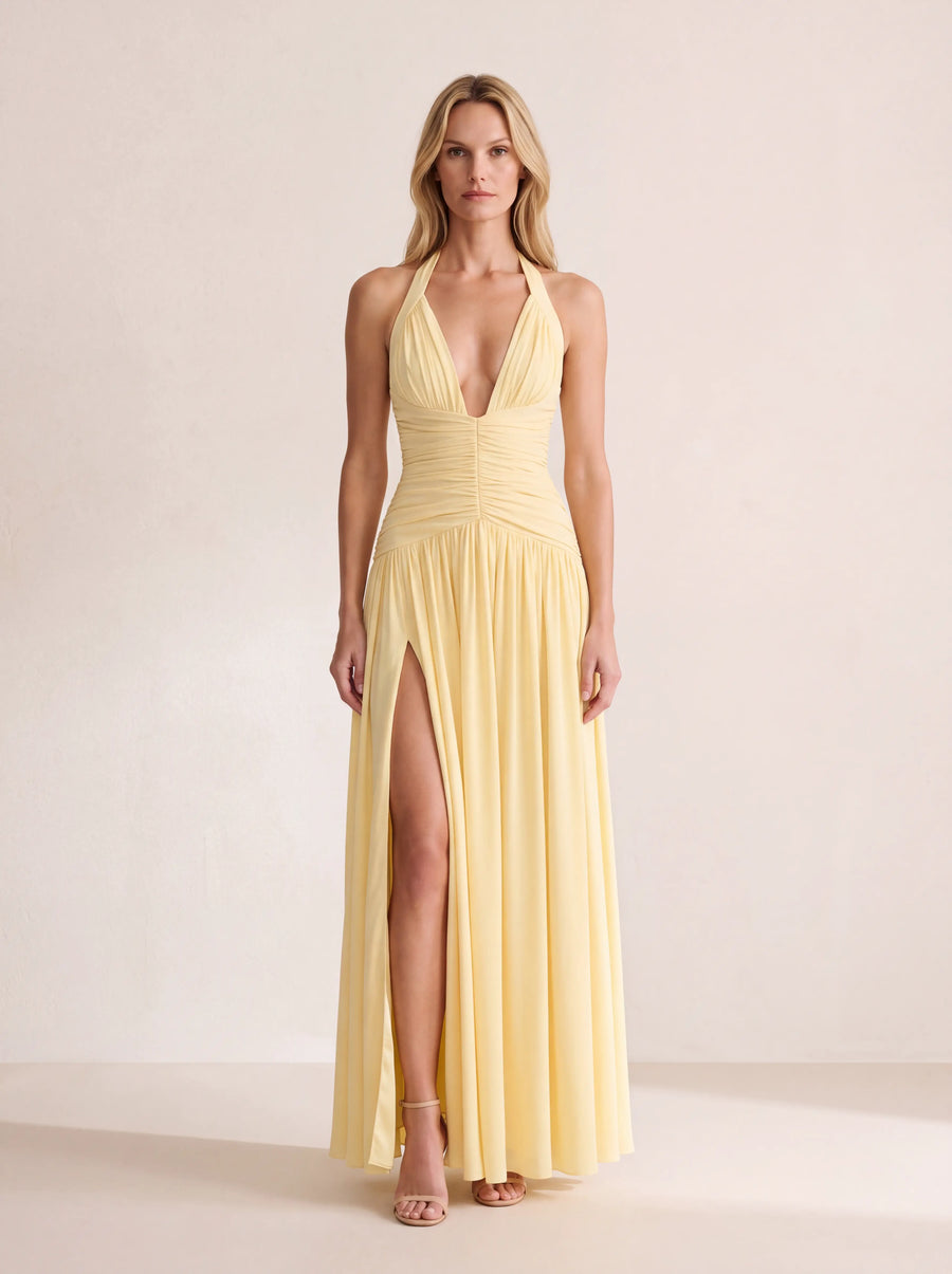 Fabienne Maxi Dress – Lemon