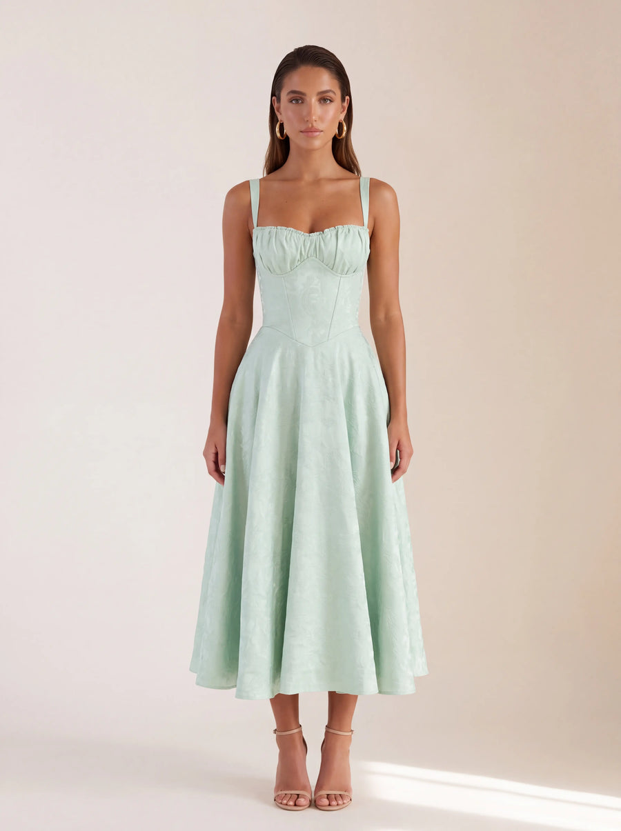 Wanda Midi Dress – Mint
