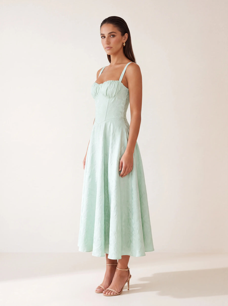 Wanda Midi Dress – Mint