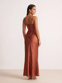 Winnie Maxi Dress – Rust