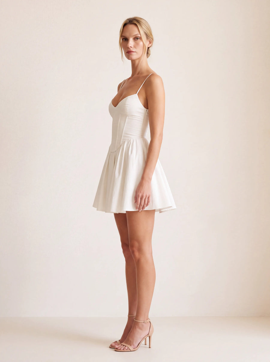 Matilda Mini Dress – Ivory