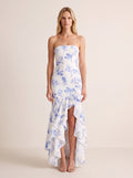 Blue Floral Print